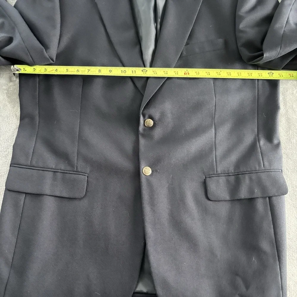 Bert Pulitzer Men's Navy Blue‎ Blazer Jacket Business Casual Professional 46L